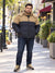 Color Block Hooded Puffer Jacket
