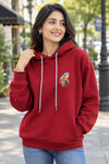 Graphic Print Oversized Hoodie