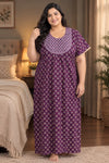Floral Printed Straight Nightdress