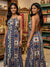 Printed Spaghetti Strap Maxi Dress